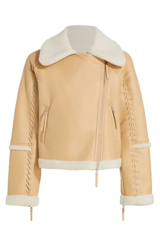 womens-faux-fur-beige-faux-leather-jacket