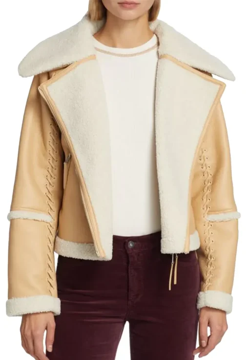 womens-faux-fur-beige-faux-leather-jacket