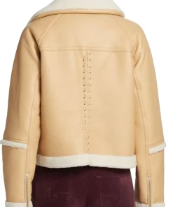 womens-faux-fur-beige-faux-leather-jacket