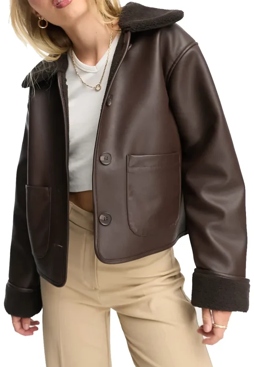 womens-faux-shearling-brown-faux-leather-jacket