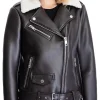 womens-fur-collar-black-biker-faux-leather-jacket