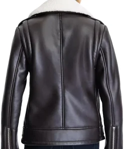 womens-fur-collar-black-biker-faux-leather-jacket