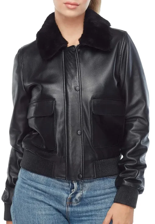 black-bomber-jacket-with-fur-collar
