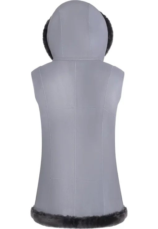 womens-hooded-grey-faux-leather-shearling-vest