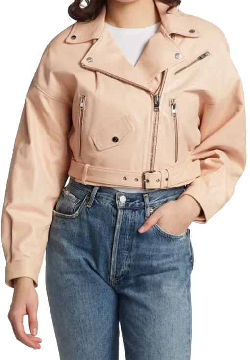 womens-notch-collar-beige-faux-leather-biker-jacket