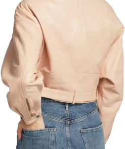 womens-notch-collar-beige-faux-leather-biker-jacket