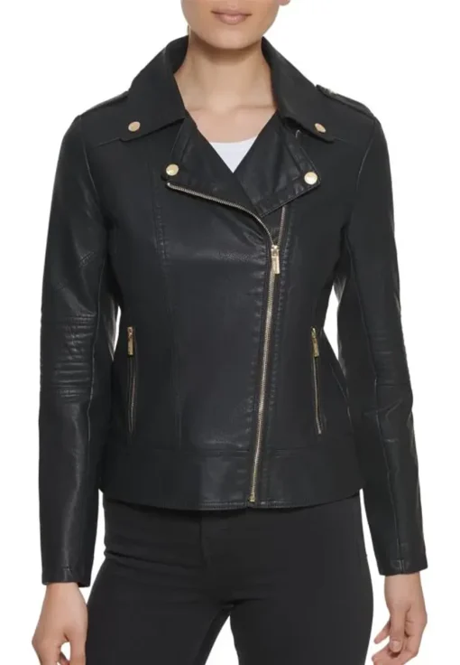 womens-notch-collar-black-faux-leather-jacket