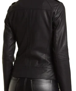 womens-notch-collar-black-faux-leather-jacket