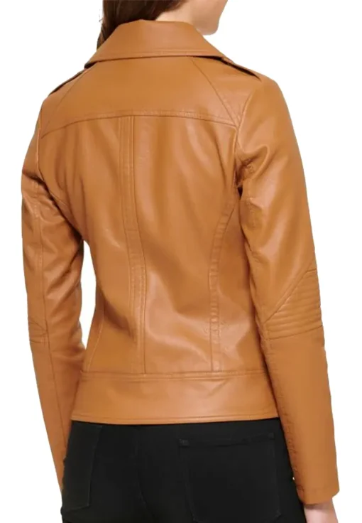 womens-notch-collar-brown-faux-leather-jacket