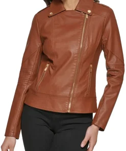 womens-notch-collar-cognac-faux-leather-jacket