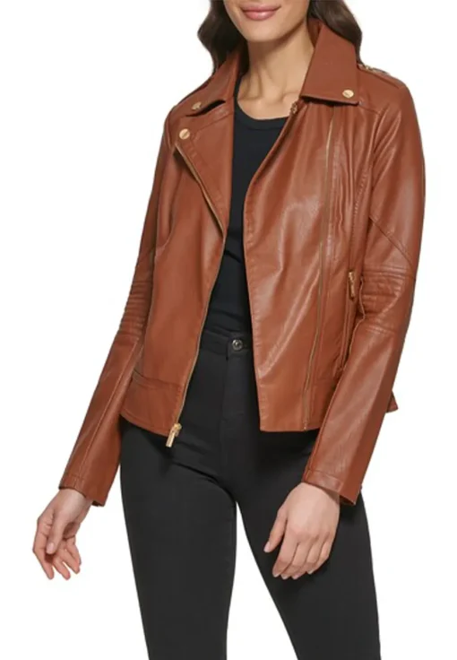 womens-notch-collar-cognac-faux-leather-jacket