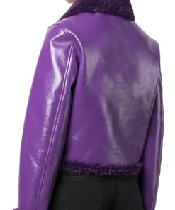 womens-purple-faux-leather-shearling-biker-jacket