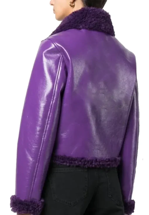 womens-purple-faux-leather-shearling-biker-jacket