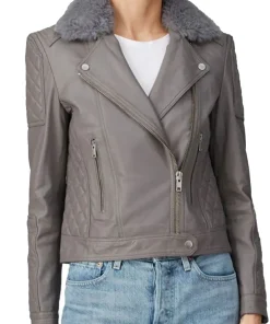 womens-quilted-grey-faux-leather-shearling-collar-biker-jacket