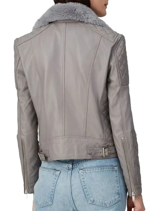 womens-quilted-grey-faux-leather-shearling-collar-biker-jacket