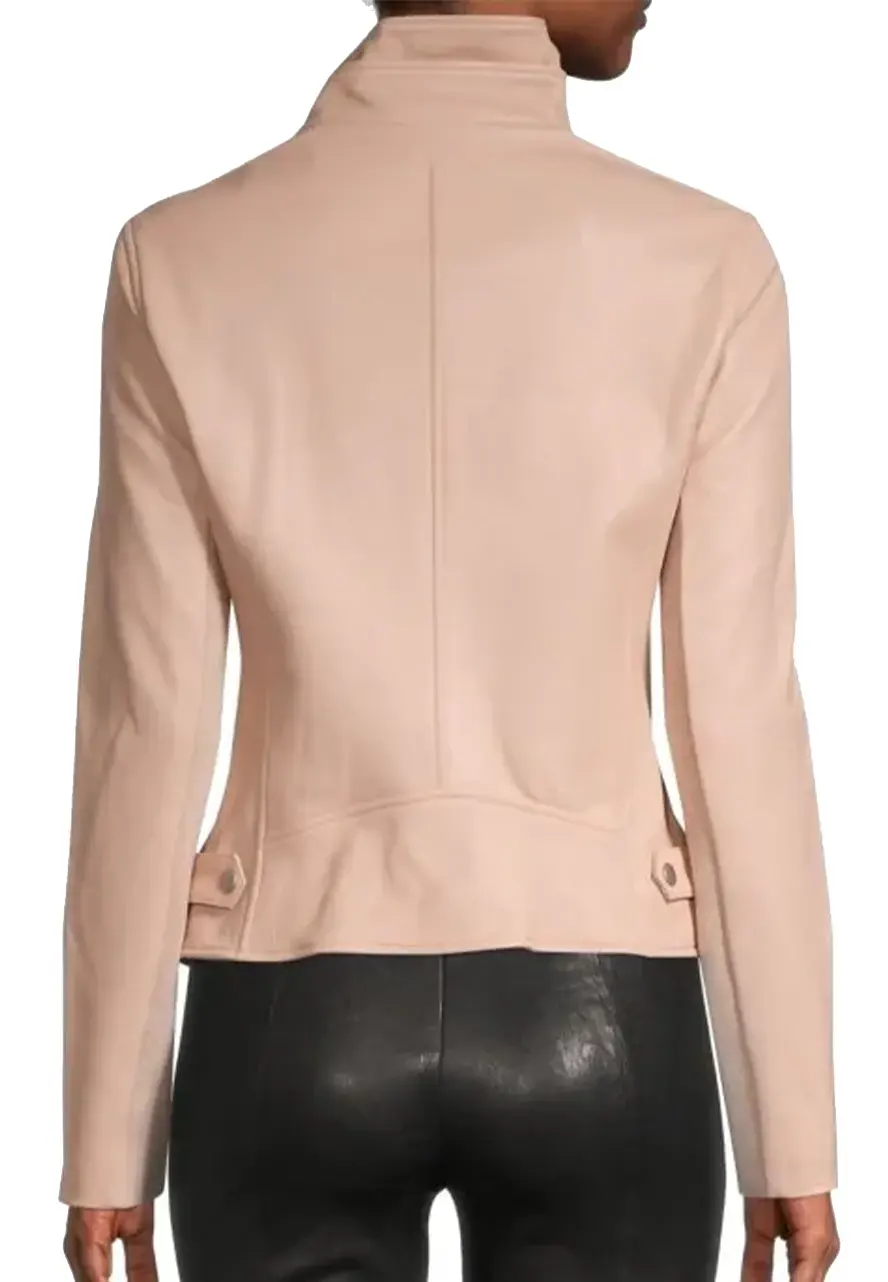 Women’s Sandy Beige Faux Leather Moto Jacket 2 womens-sandy-beige-faux-leather-moto-jacket