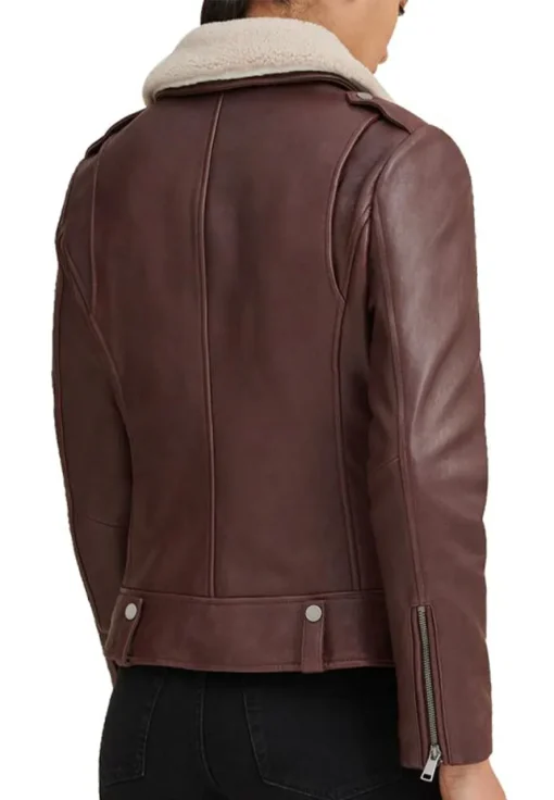 womens-shearling-collar-brown-faux-leather-jacket
