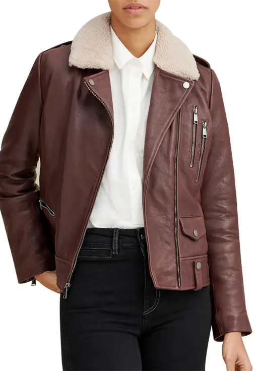 womens-shearling-collar-brown-faux-leather-jacket