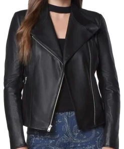 womens-spread-collar-black-moto-faux-leather-jacket