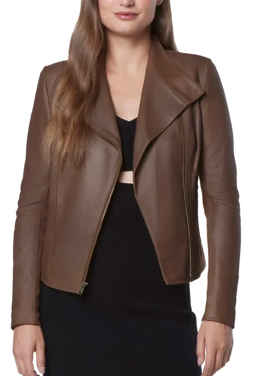 womens-spread-collar-brown-moto-faux-leather-jacket