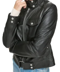 womens-stand-collar-black-moto-faux-leather-jacket