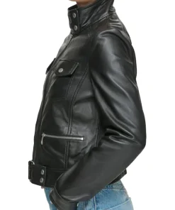 womens-stand-collar-black-moto-faux-leather-jacket