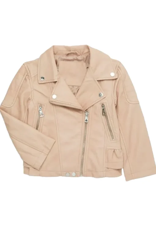 womens-zip-front-beige-faux-leather-jacket