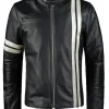 mens-black-faux-leather-biker-jacket-with-white-stripes