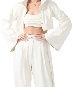 womens-flute-sleeve-white-faux-leather-cropped-jacket