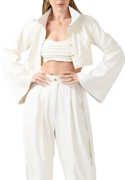 womens-flute-sleeve-white-faux-leather-cropped-jacket