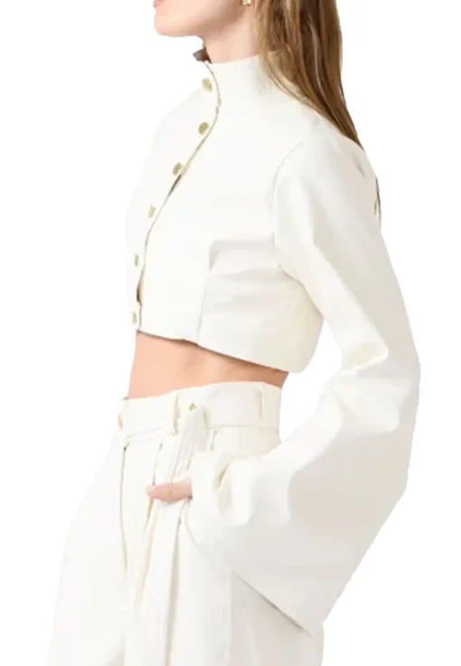 womens-flute-sleeve-white-faux-leather-cropped-jacket