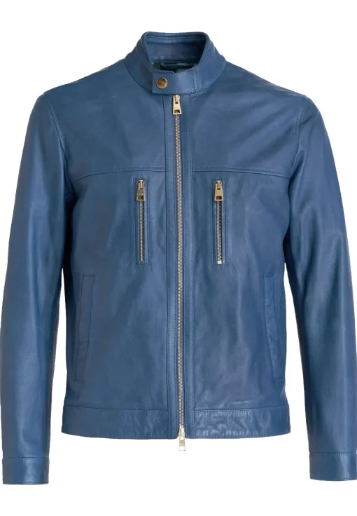 mens-biker-classic-blue-faux-leather-jacket