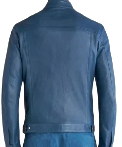 mens-biker-classic-blue-faux-leather-jacket