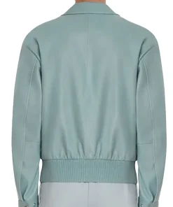 mens-bomber-light-blue-faux-leather-jacket