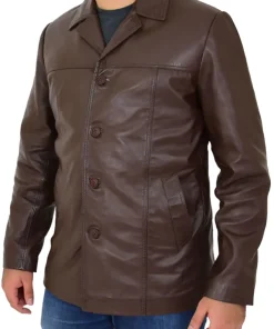mens-brown-faux-leather-reefer-blazer-jacket