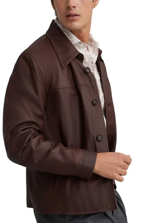 mens-button-front-brown-faux-leather-jacket