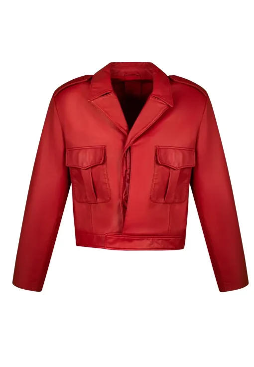 mens-enticer-red-faux-leather-jacket