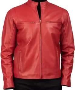 mens-motorcycle-red-faux-leather-jacket
