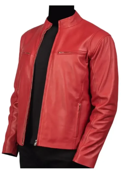 mens-motorcycle-red-faux-leather-jacket
