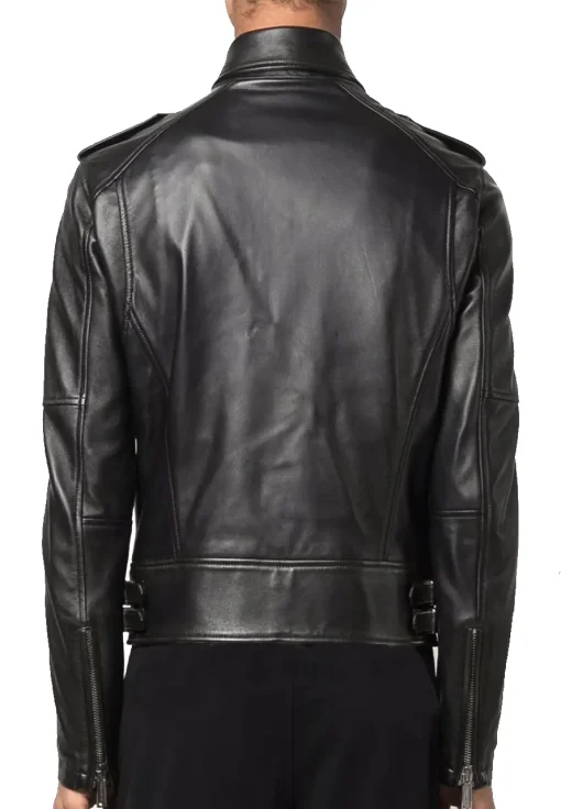 mens-multiple-zip-black-faux-leather-biker-jacket