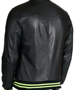 mens-neon-and-black-faux-leather-bomber-jacket