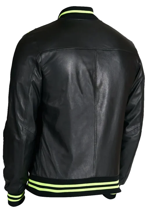 mens-neon-and-black-faux-leather-bomber-jacket