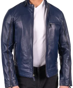 mens-perfect-blue-faux-leather-jacket