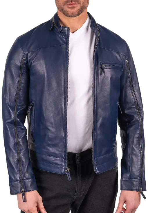 mens-perfect-blue-faux-leather-jacket