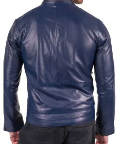 mens-perfect-blue-faux-leather-jacket