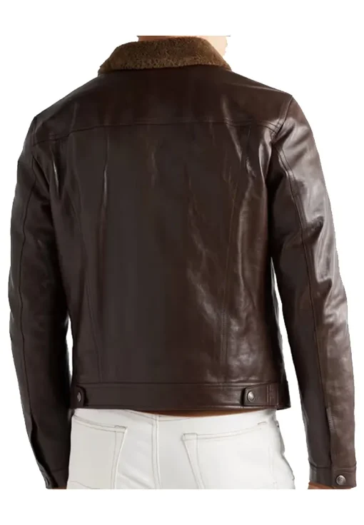 mens-shearling-collar-brown-faux-leather-down-jacket