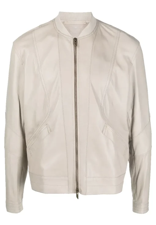 mens-zip-up-light-grey-faux-leather-jacket