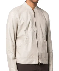mens-zip-up-light-grey-faux-leather-jacket