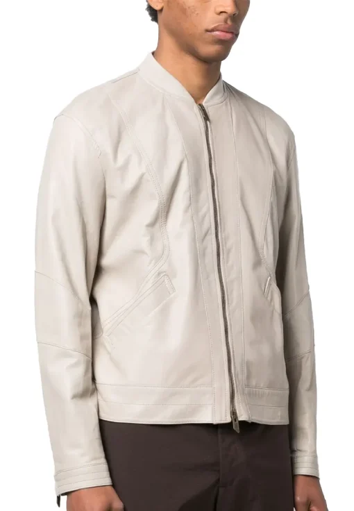 mens-zip-up-light-grey-faux-leather-jacket