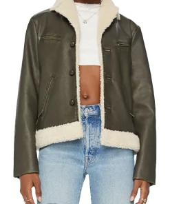 womens-aviator-green-faux-leather-shearling-jacket